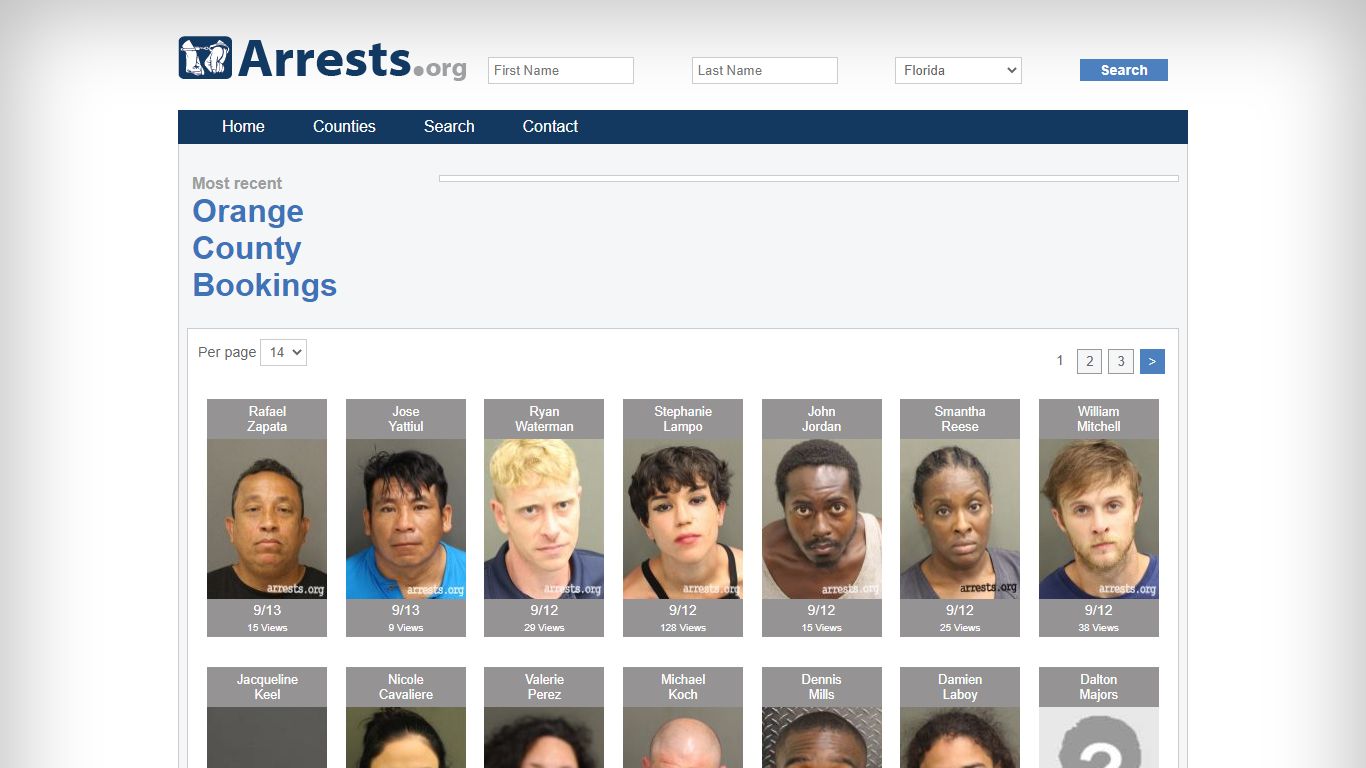 Orange County Arrests and Inmate Search